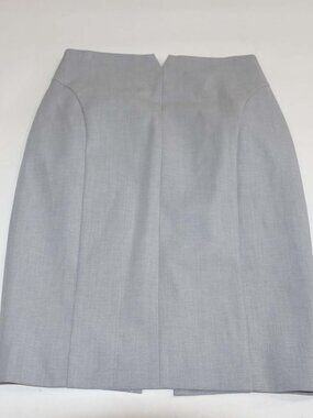 Express Women's Straight Pencil Skirt Size 2 NWT Light Gray Knee Length Lined